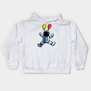 Astronout with balloon Kids Hoodie